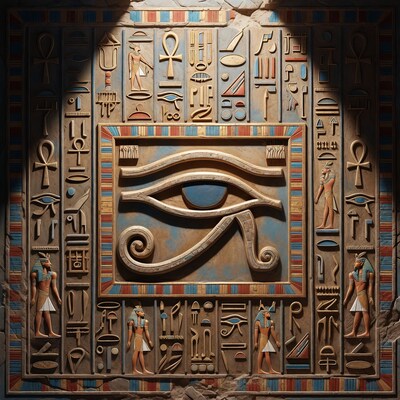 Eye of Horus Egyptian Relief