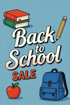Back to School Sale Illustration
