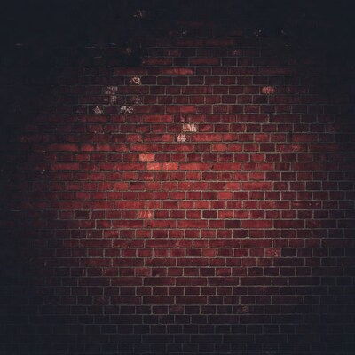 Dark Red Brick Wall Background
