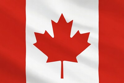 Canadian Flag Waving