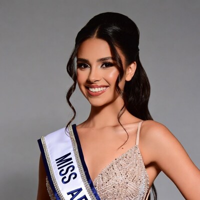Miss Arab woman with sash
