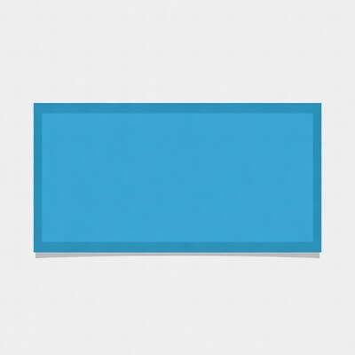Blue Rectangle on Gray Background
