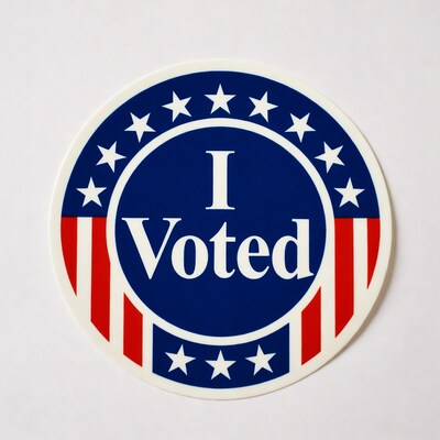 I Voted Sticker