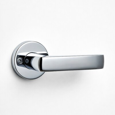 Chrome Lever Door Handle