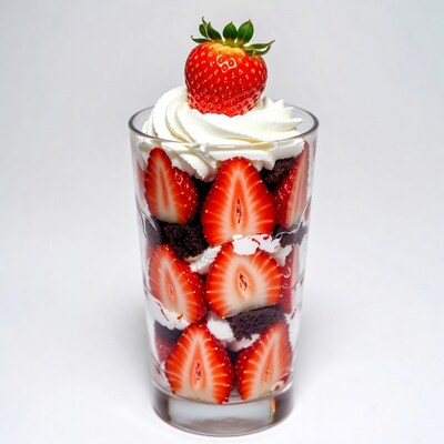 Strawberry Shortcake in Glass