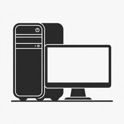 Desktop Computer Monitor Icon