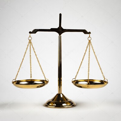 Golden Scales of Justice