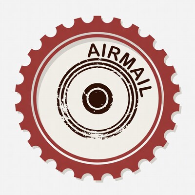 Airmail Stamp Icon