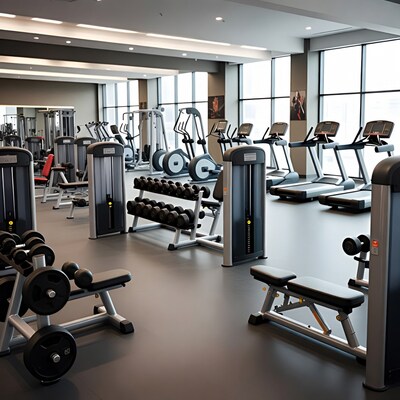 Modern Empty Gym Interior