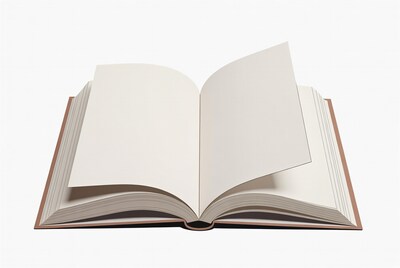 Open Blank Book
