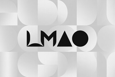 LMAO Text Geometric Design