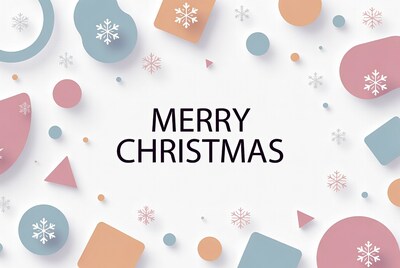 Merry Christmas Abstract Illustration