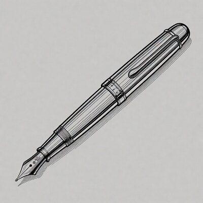 Fountain Pen Illustration