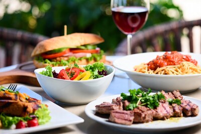 Grilled Steak Burger Pasta Salad