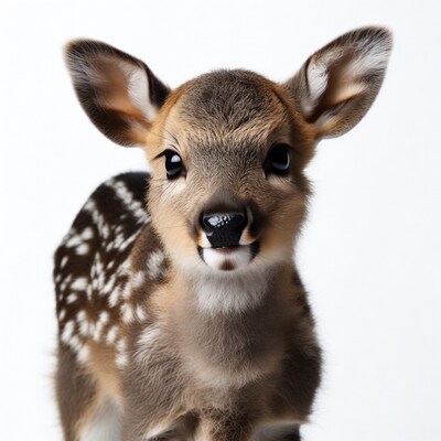 Baby Fawn with Big Eyes