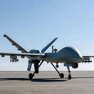 MQ-9 Reaper Drone on Tarmac