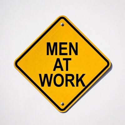 Men At Work Sign