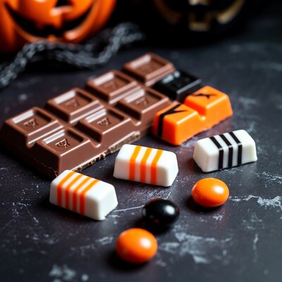 Halloween Chocolate Candy Pumpkin Jack-o-Lantern