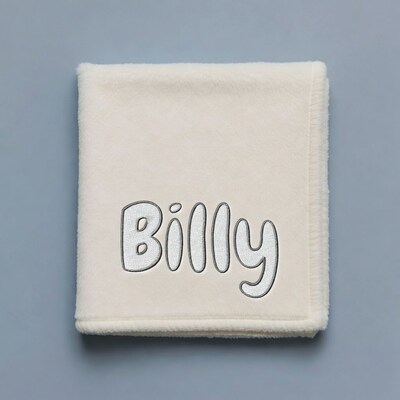 Billy Blanket with Embroidered Name