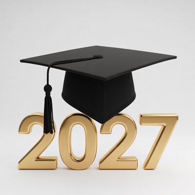 Graduation Cap with 2027