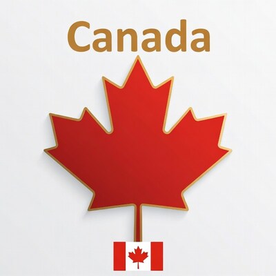Canada Maple Leaf Flag Illustration