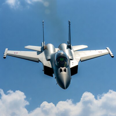 Polish MiG-29 Fighter Jet Flying