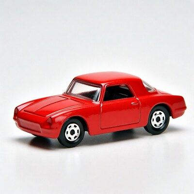 Red toy sports car