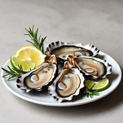Fresh Oysters with Lemon and Rosemary