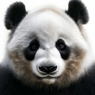 Giant Panda Close-Up Portrait