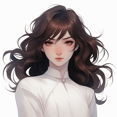 Asian woman in white ao dai