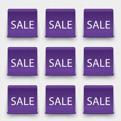 Purple SALE Tags Set