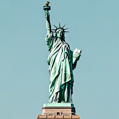 Statue of Liberty holding torch
