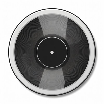 Vinyl Record Illustration
