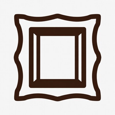 Ornate Empty Picture Frame Icon