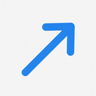 Blue right arrow icon