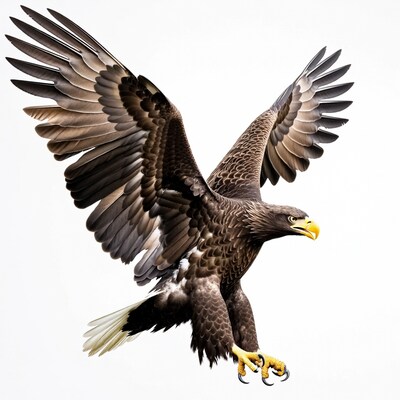 Bald Eagle with Wings Spread