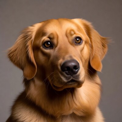 Golden Retriever dog close-up