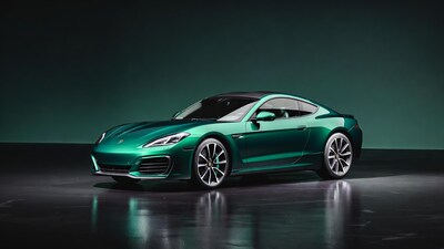 Emerald Green Porsche Taycan Coupe