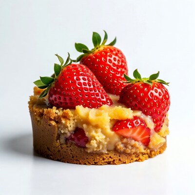 Strawberry Tart with Custard