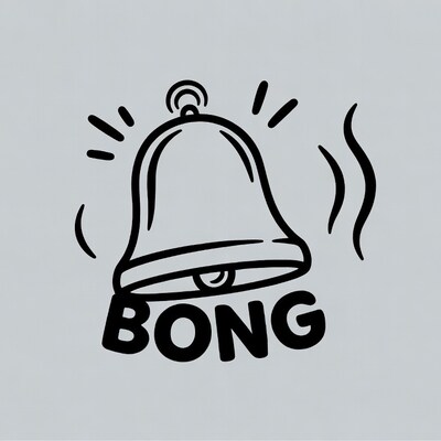 Ringing Bell Bong Bong Illustration
