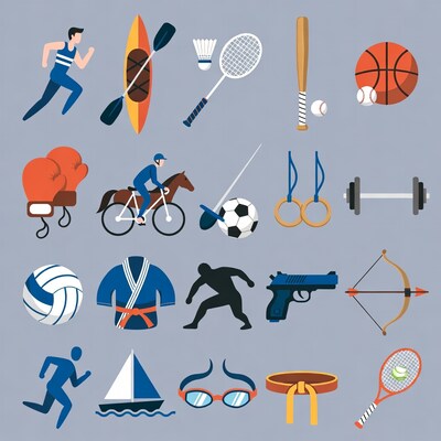 Sports and Activities Icons Set