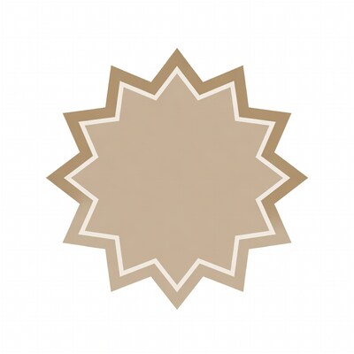 Tan Starburst Icon