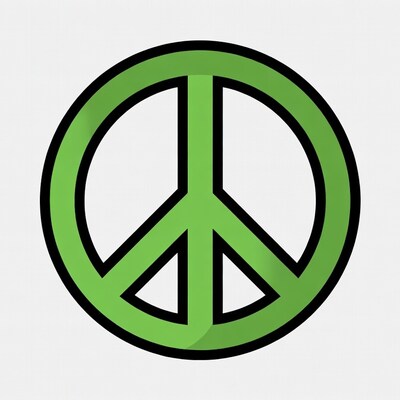 Green Peace Symbol Icon
