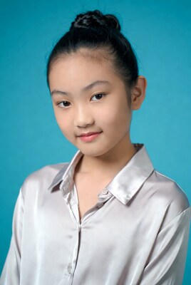 Asian girl with bun hairstyle