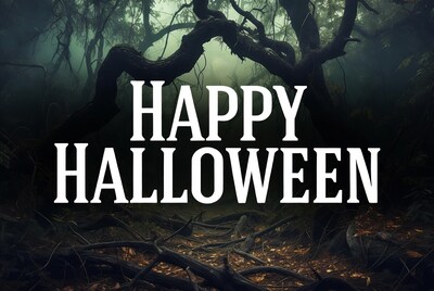 Happy Halloween in Spooky Forest