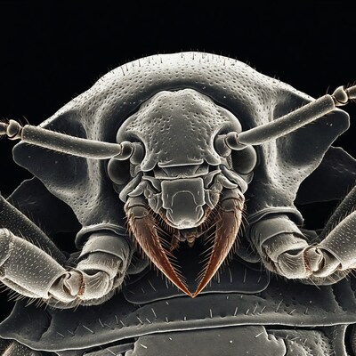 Silverfish Insect Close-Up SEM