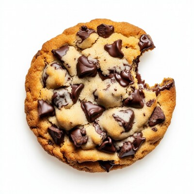 Bitten Chocolate Chip Cookie