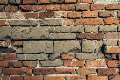 Old weathered brick wall texture