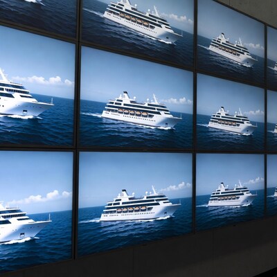 Cruise Ship Video Wall Display
