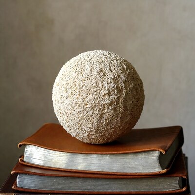 Pumice Stone on Leather Books